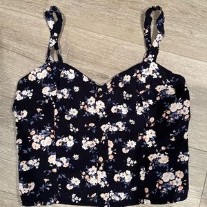 Floral crop top